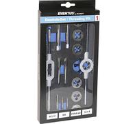 Eventus by Exact 70607 Kit de taraudage 16 pièces HSS métrique M3, M4, M5, M6,