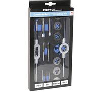 Eventus by Exact 70607 Kit de taraudage 16 pièces HSS métrique M3, M4, M5, M6, M8, M10, M12