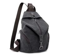 EVEOUT Sac à Dos D'épaule Unisexe Toile Collège Sac à dos D'affaires pour les Hommes pour le Travail Scolaire Voyage Randonnée Camping Daypacks