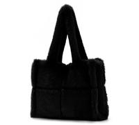 EVEOUT Sac Fourre-Tout en Fausse Fourrure Douce pour Femmes,élégant Sac à Bandoulière en Peluche Fluffy pour Tenues Automne-Hiver