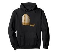 Évêque Mitre Catholique Vestment liturgique Clergé Foi Sweat à Capuche
