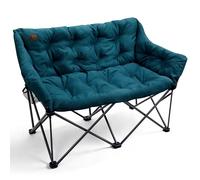 EVER ADVANCED Chaise de camping double surdimensionnée Vert