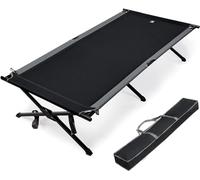 EVER ADVANCED Lit de Camp Pliant XXL 300 KG Capacité de Charge Lit Pliant Grand & Large 214 cm x 106 cm Lit de Camping Robuste pour Camping, Voyages, intérieur, extérieur, Plage et Jardin