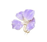 EVER FAITH Bague fleur pour femme en émail fait à la main - Vintage Boho - Grande déclaration florale - Style hippie - Réglable - Pour l'été, la plage, les vacances, les cocktails, émail