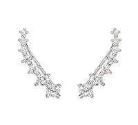 Ever Faith Boucles d'oreilles en argent sterling 925 Zircone1 paire N07453-1