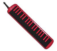 Ever Play Mélodica Noir/Rouge 37 Touches + Etui, Instrument de Musique