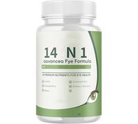 Ever-Vision-14-And-1 Advanced Eye Formula, pour la vision et la santé oculaire, réduit la sécheresse, 60,1Pcs