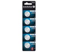 EverActive CR2025 Lot de 5 Piles Bouton au Lithium 3 V