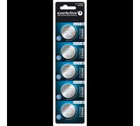 Everactive CR24505BL : Pile Lithium CR2450 3V, durée de vie 10 ans, Dimensions 24.5mm x 5mm, lot de 5 piles à usage unique.