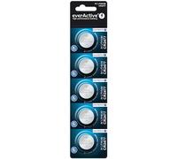 everActive CR2477 Lot de 5 piles bouton au lithium 3 V - 1 carte blister