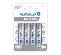 EverActive ehrl6 2000 Mignon AA Ni-MH Batterie, 2000 mAh, Argent