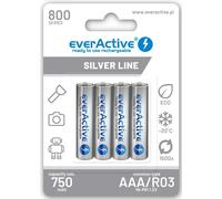 EverActive evhrl03 800 Batterie NiMH Micro AAA 800 mAh, Argent