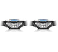 everActive Lampe frontale LED haute puissance, 120 lumens, 2 sources de lumière indépendantes, modèle HL-120 (Lot de 2)