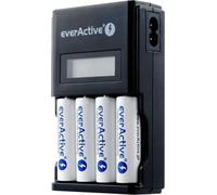 EverActive NC-450 Chargeur de piles AA AAA pour 4 piles rechargeables Chargeur rapide
