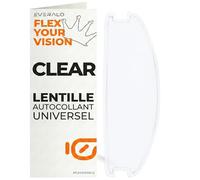 Everalo Anti Buee Casque Moto - Insert Universel Adhésive pour Casque Moto Intégral, Jet et Modulable (Transparent)