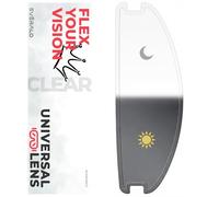 Everalo Anti Buee Casque Moto - Pinlock Universel Adhésive pour Casque Moto Intégral, Jet et Modulable (Photochromique)