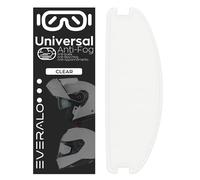 Everalo Anti Buee Casque Moto - Pinlock Universel Adhésive pour Casque Moto Intégral, Jet et Modulable (Transparent)