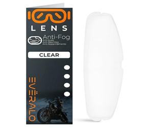 Everalo Lentille Anti-buée Compatible avec Visiere HJC RPHA 70 - RPHA 11 - HJ26 - Insert Film Antifog Spécifique pour Système DKS161