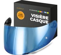 Everalo Visière Compatible avec Agv K1 - K1s - K3sv - K5 - K5s - S4sv - Horizon - Skyline - Strada - Stealth SV - Compact - GT-2 (Bleu Electrique)
