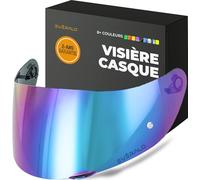 Everalo Visière Compatible avec Agv K1 - K1s - K3sv - K5 - K5s - S4sv - Horizon - Skyline - Strada - Stealth SV - Compact - GT-2 (Iridium Chrome')