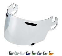 Everalo Visière compatible avec Arai Chaser V - Rx7 Gp - Axces 2 - Axces 3 - Quantum St - Quantum St Pro - Rebel - Signet Q - Vector 2 - Corsair V - Rr5 - Visière de casque type Sai (Transparent)