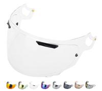 Everalo Visière Compatible avec Arai Chaser X - Rx7v - Rx7x - Quantic - Quantum X - Concept X - Concept XE - Renegade V - Profile V - Qv Pro - Vas V - Visières de Casque Pinlock Ready (Transparent)