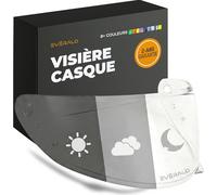 Everalo Visière Compatible avec HJC C10 - HJ34P (Photochromique)