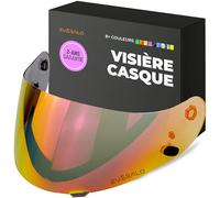 Everalo Visière Compatible avec HJC Cs15 - Fg15 - Is16 - Tr1 - Fs11 - Ac12 - Cl15 - Cl16 - Clsp - Clst - Cl17 - Csr1 - Fs10 - Fs15 - Hj09 (Rouge Chrome')
