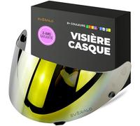 Everalo Visière Compatible avec HJC Cs15 - Fg15 - Is16 - Tr1 - Fs11 - Ac12 - Cl15 - Cl16 - Clsp - Clst - Cl17 - Csr1 - Fs10 - Fs15 - Hj09 (Or Chrome')