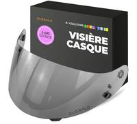 Everalo Visière Compatible avec HJC Cs15 - Fg15 - Is16 - Tr1 - Fs11 - Ac12 - Cl15 - Cl16 - Clsp - Clst - Cl17 - Csr1 - Fs10 - Fs15 - Hj09 (Fume' Clair)