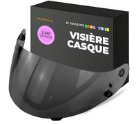 Everalo Visière Compatible avec HJC Cs15 - Fg15 - Is16 - Tr1 - Fs11 - Ac12 - Cl15 - Cl16 - Clsp - Clst - Cl17 - Csr1 - Fs10 - Fs15 - Hj09 (Fume' Noir)