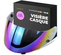 Everalo Visière Compatible avec HJC Cs15 - Fg15 - Is16 - Tr1 - Fs11 - Ac12 - Cl15 - Cl16 - Clsp - Clst - Cl17 - Csr1 - Fs10 - Fs15 - Hj09 (Iridium Chrome')