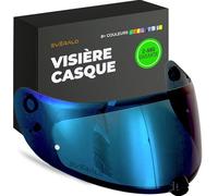 Everalo Visière Compatible avec HJC FG17 - IS17 - FGST - C70 - C70N - HJ20M (Bleu Electrique)