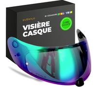 Everalo Visière Compatible avec HJC FG17 - IS17 - FGST - C70 - C70N - HJ20M (Iridium Chrome')