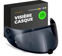 Everalo Visière Compatible avec HJC FG17 - IS17 - FGST - C70 - C70N - HJ20M - Visières de Casque Pinlock Ready (Fume' Noir)