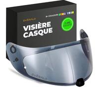 Everalo Visière Compatible avec HJC FG17 - IS17 - FGST - C70 - C70N - HJ20M - Visières de Casque Pinlock Ready (Fume' Clair)