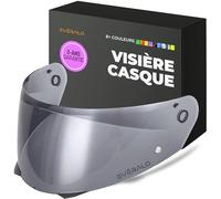 Everalo Visière Compatible avec HJC I90 - I91 - HJ33 (Fume' Clair)