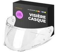 Everalo Visière Compatible avec HJC I90 - I91 - HJ33 (Transparent)