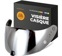 Everalo Visière Compatible avec Scorpion Exo 520-1400 - 391 - R1 Air (Argent Chrome')
