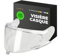 Everalo Visière Compatible avec Shark Skwall i3 - DSkwall 3 - Ridill 2 - Skwal Cup - VZ400 (Transparent)