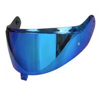 Everalo Visière Compatible avec Shark Skwall i3 - DSkwall 3 - Ridill 2 - Skwal Cup - VZ400 - Visièr de Casque Pinlock Ready (Bleu Electrique)