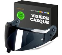 Everalo Visière Compatible avec Shark Skwall i3 - DSkwall 3 - Ridill 2 - Skwal Cup - VZ400 - Visièr de Casque Pinlock Ready (Fume' Noir)
