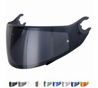 Everalo Visière Compatible avec Shark Spartan - Spartan 1.2 - Skwal - Skwal 2 - D Skwal - D Skwal 2 - Vz160 - Vz165 - Visières de Casque Pinlock Ready (Fume' Noir)