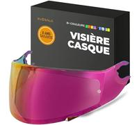 Everalo Visière Compatible avec Shark Spartan - Spartan 1.2 - Skwal - Skwal 2 - D Skwal - D Skwal 2 - Vz160 - Vz165 (Rose Candy)