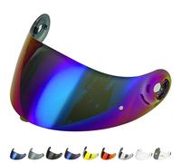 Everalo Visière Compatible avec Xlite X803 - X802 - X802r - X802rr - X702 - X661 - X603 - Xsf 02 - Visières de Casque Pinlock Ready (Iridium Chrome')