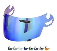 Everalo Visière pour casque Arai Chaser V - RX-7 GP - Axces 2 - Axces 3 - Quantum ST - Quantum ST Pro - Rebel - Signet Q - Vector 2 - Corsair V - RR5 - Visière moto SAI Type (Bleu)