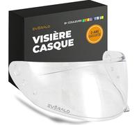 Everalo Visière pour Casque HJC C10 - C71 - HJ-34P | Écran de Rechange Exclusif, Compatible avec Lentille Antibuée Originale