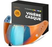 Everalo Visière pour Scorpion Exo 520 Air - 1400 Air - R1 Air - 391 | KDF16-1 Convient aussi aux Variantes Carbon, Evo, Evo II, Smart, Écran Compatible avec Lentille Antibuée Originale