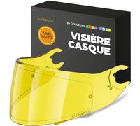 Everalo Visière pour Shark Spartan - Skwal - D Skwal - Vz160 - Vz165 | Écran compatible aussi avec Spartan 1.2 - Skwal 2 - D Skwal 2 - antibuée originale
