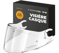 Everalo Visière pour Shark Spartan - Skwal - D Skwal - Vz160 - Vz165 | Écran compatible aussi avec Spartan 1.2 - Skwal 2 - D Skwal 2 - antibuée originale